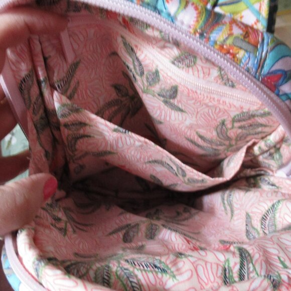 NWT Vera Bradley Utility Sling Backpack in Rain Forest Canopy SRP:$60